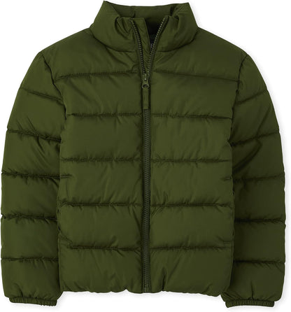 The Children's Place boys Medium Weight Puffer Jacket, Wind, Water-resistant