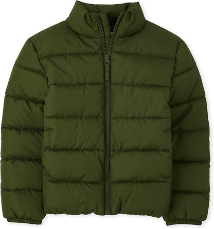 The Children's Place boys Medium Weight Puffer Jacket, Wind, Water-resistant