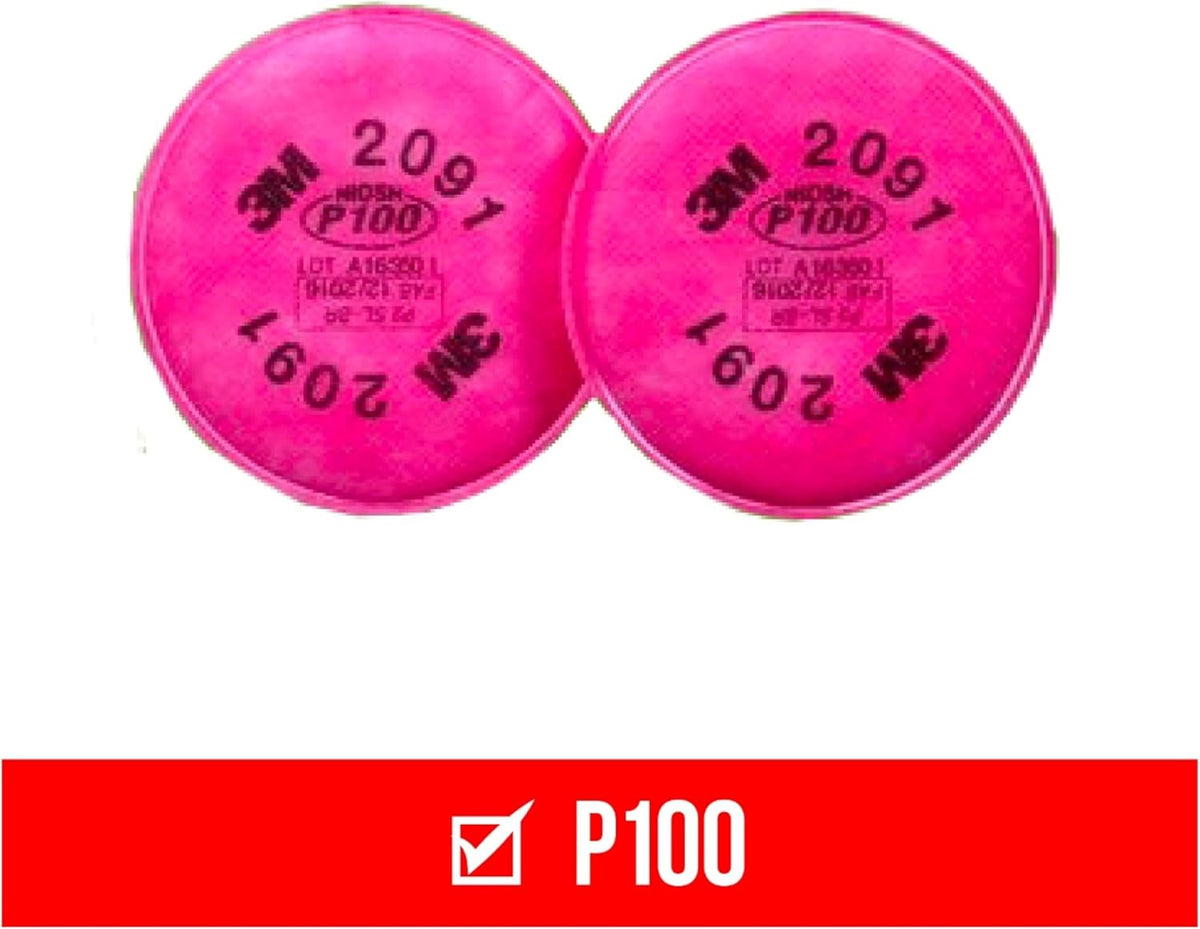 Generic Particulate Filters P100 #2091/07000 , Pink, One Size, 2 Count