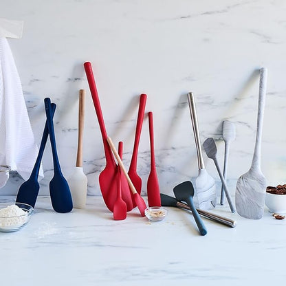 Sur La Table Flex-Core Silicone Spatula with Stainless Steel Handle, Marble