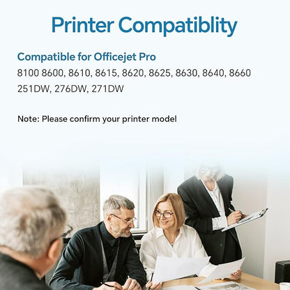 951XL Ink Cartridges Compatible Ink Cartridge for HP Printer-951 XL Combo Pack (Cyan, Magenta, Yellow) 3-Pack Replacement for HP 951 Work with OfficeJet Pro 8600 8610 8620 8100 8630 8660 76DW 251DW