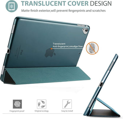 ProCase Smart Case for iPad Pro 12.9 1st and 2nd Generation (2015 and 2017 Model), Stand Cover Support Auto Sleep/Wake -Teal