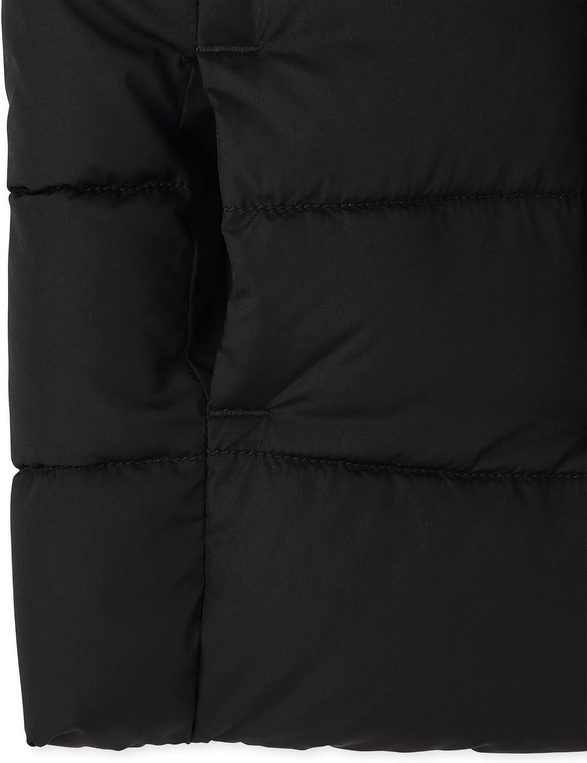 This puffer jacket from The Children's Place is perfect for cold weather with its wind and water-resistant polyester fabric and cozy lining.