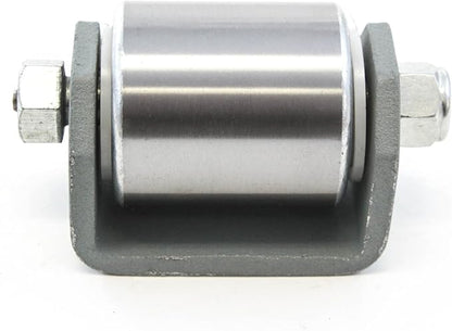Weld on Heavy Duty Steel 2 Inches Roller Heavy Duty Steel Mini Wheel with Grease Fitting RV Trailers Caster