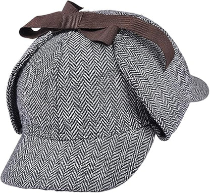 Vintage Plaids Baseball Hat with Double Brims Adjustable Breathable Cotton Hat for Stylish and Practical Wear