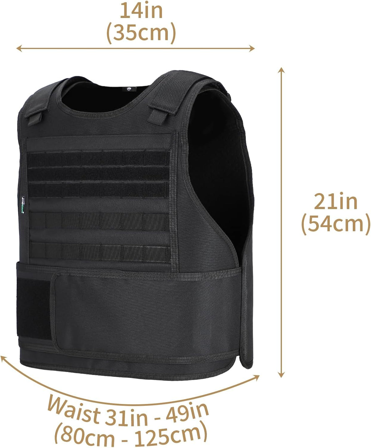 MGFLASHFORCE Tactical Vest for Airsoft, Paintball, and Cosplay Game