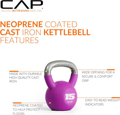 CAP Neoprene Coated Kettlebell