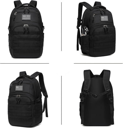 Wotony Military tactical backpack, backpack for men black small tactical assault bag