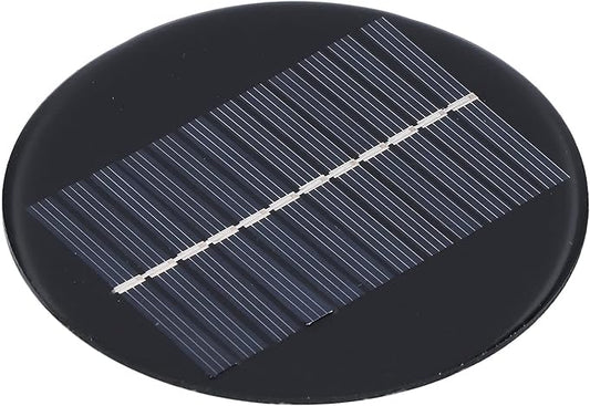 0.8W 6V 10cm Round Solar Panel DIY Solar Panel Solar Charging Board Portable Power Generator for Small Projects