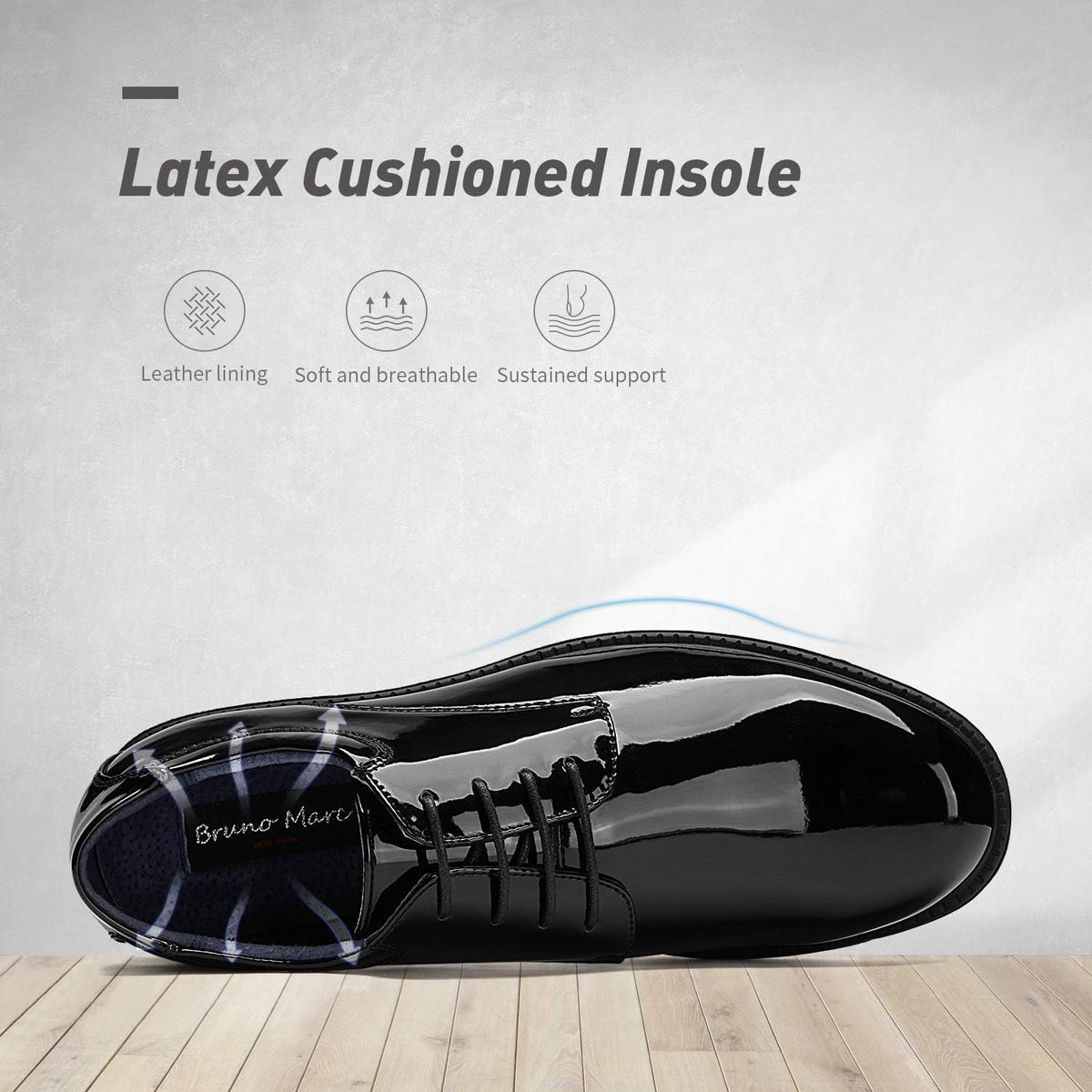Men's Business Shoes Derby Lace-Up Shoes Suit Shoes Leather with Oxford Lining