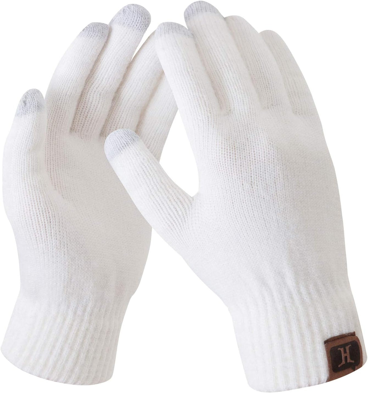 FZ FANTASTIC ZONE Women's Winter Touchscreen Wool Magic Gloves Warm Knit Fleece Lined for Women