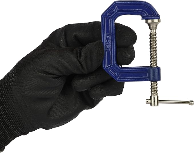 IRWIN Tools 2025101 - 1.12-inch Quick Grip C-Clamp, 1.12 inch throat depth