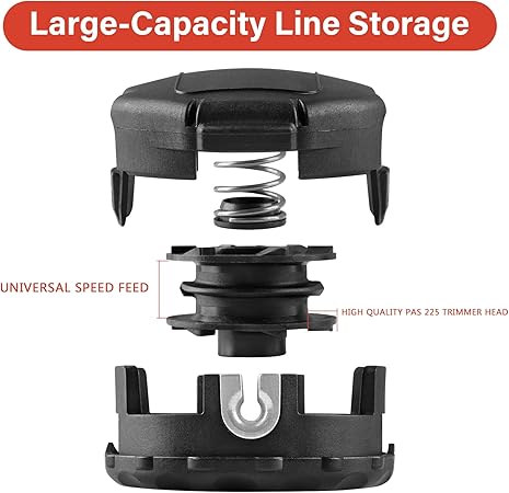 Trimmer Head Compatible for Echo Speed Feed 400 Bump SRM-225 SRM-210 SRM-230 Pas225 Pas210 Pas211 Weed Eater Head Replacement (3 Pack)