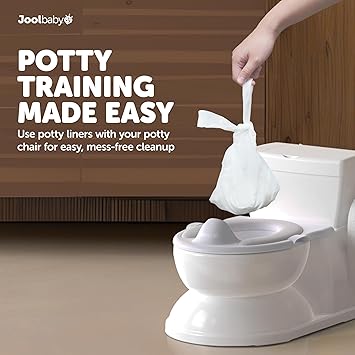 Disposable Potty Liners  Universal Fit for Potty Chairs, Super-Absorbent (30 Count)  Jool Baby