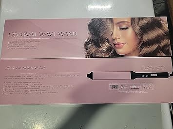 Savvy 1.25 Oval Wave Wand, Pink