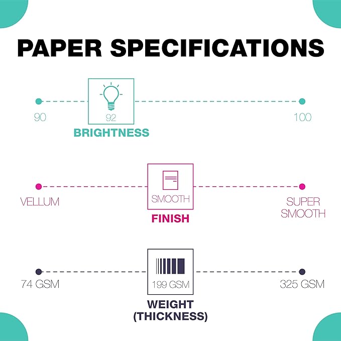 Springhill 8.5a x 11a Buff Yellow Colored Cardstock Paper, 110lb, 199gsm, 250 Sheets (1 Ream) a Premium Heavy Cardstock, Printer Paper with Smooth Finish for Cards, Flyers, Scrapbooking a 055300R