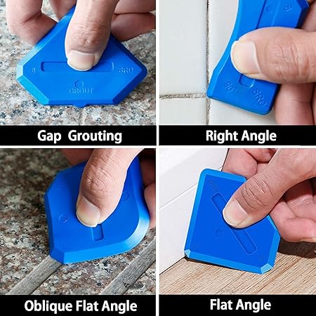 Glue Removal Scraper, Multifunctional Stainless Steel Caulking Tools Silver for Kitchen Window, Sturdy Strong Glue Scraper Caulking Scraper Tool Paint Scrapers