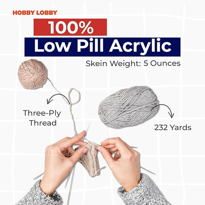 Yarn Bee Medium Yarn for Crocheting  Knitting Ai Soft Yarn Skein Ai 232 Yards of 100 Low Pill Acrylic Yarn for Crocheting Blankets, Hats,  More Ai DIY Handcrafting Accessories