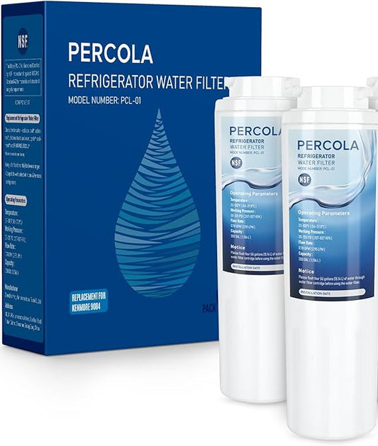 9084 Water Filter, NSF 42, 53 & 401 Certified Filter Replacement for Kenmore 9084, 469084, 9006, 46-9006, 9005, 469005, 9992, 469992, 469992P (2 Pack)