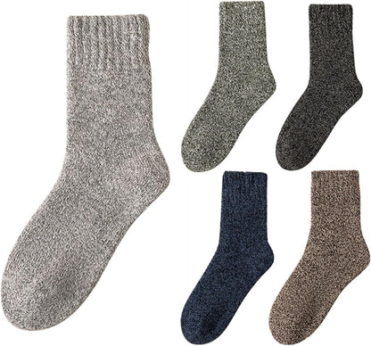 Boot Socks for Women Winter Solid Thick Warm Socks Cozy Crew Socks Thick Warm Fuzzy Socks Christmas Gifts