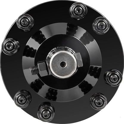 1 3/8" Smooth Round Ends PTO Friction Clutch For Tractor, Carburized Steel Adjustable Rotary Black Brush Hog Slip Clutch