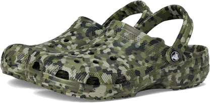 Size 6 - Women 4-Men, Stay on trend in the Crocs Classic Marbled Tie-Dye Clog, featuring lightweight and flexible comfort with a unique marbled design.