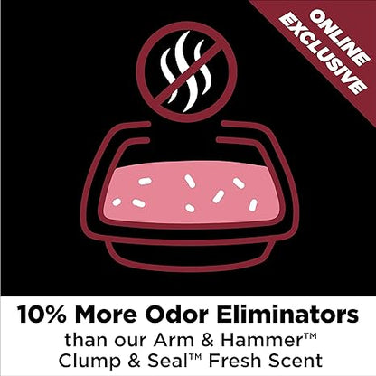 ARM  HAMMER Clump  Seal Platinum Multi-Cat Complete Odor Sealing Clumping Cat Litter, 14 Days of Odor Control 18lb