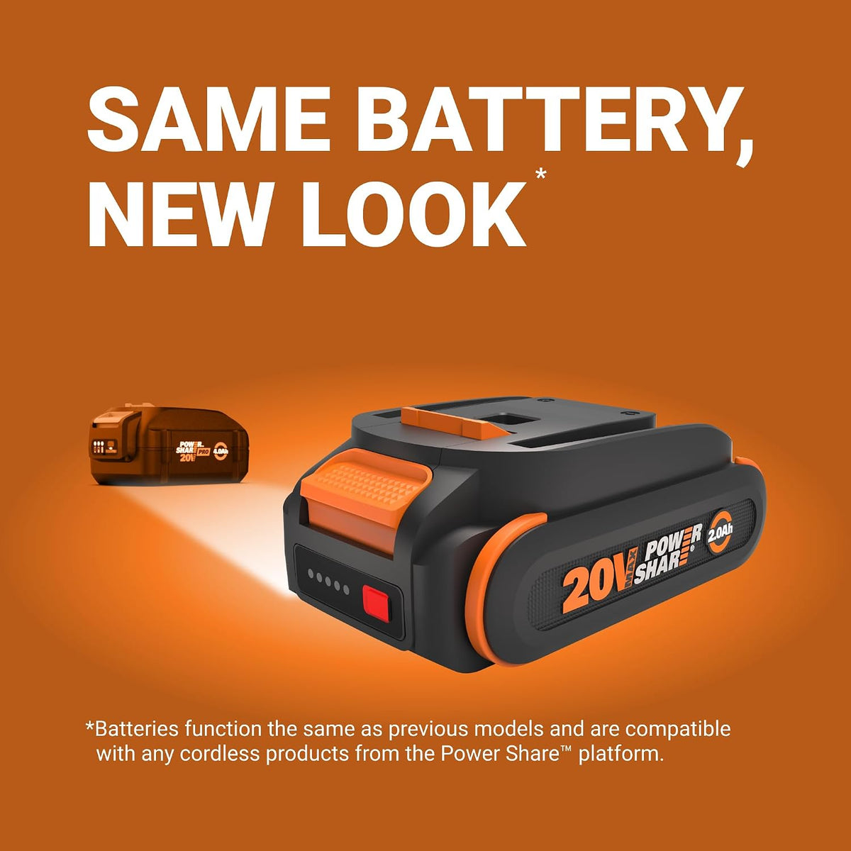 Battery PowerShare Lithium-ION 2.0 Ah 1 pc, WA3669