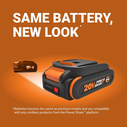 Battery PowerShare Lithium-ION 2.0 Ah 1 pc, WA3669