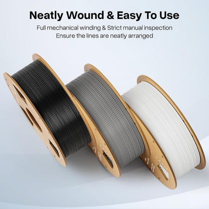 PLA+ 1.75mm 3D Printer Filament, PLA Plus with Dimensional Accuracy +/- 0.02mm