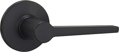 Basics Manchester Door Lever - Passage - Matte Black, 1-Pack