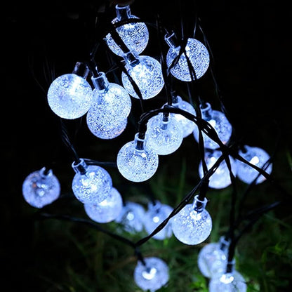 Outdoor Solar String Lights, Waterproof Solar String Lights Enhance Your Outdoor Space with Decorative Solar String Lights(White)