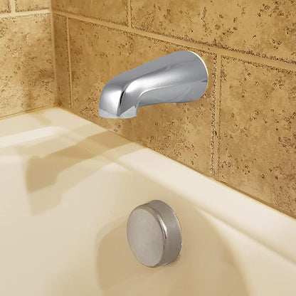 Danco, Inc. 80764 Spout, Front, Metal, Chrome, for Use with 12 in, 34 in IPS Connection and TubShower Faucet Brands