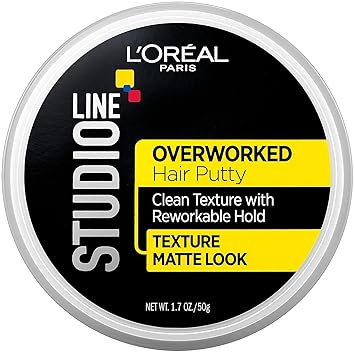 L'Oreal Paris Studio Line Overworked Hair Putty, 1.7 oz.