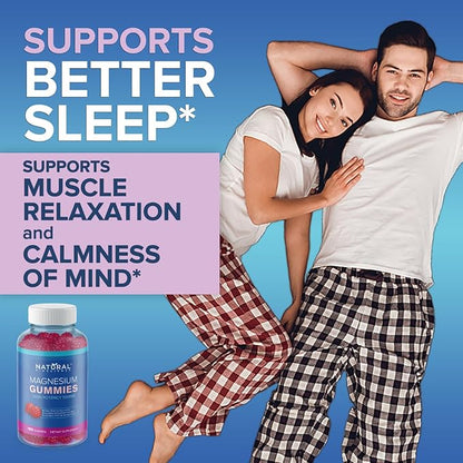 Sugar-free magnesium gummies for adults, high potency 500 mg magnesium supplement, high absorption magnesium citrate gummies, anti-stress vegan gummies, sleep and