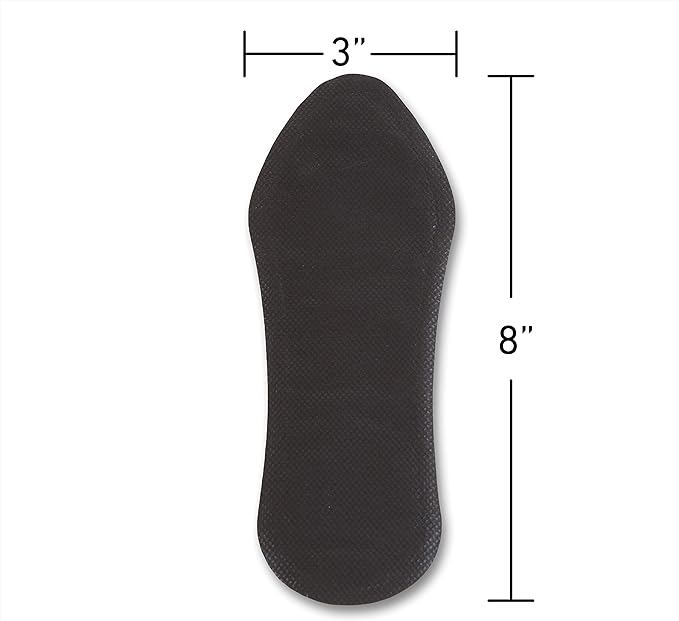 Insole Foot Warmers with Adhesive - Long Lasting Safe Natural Odorless Air Activated Warmers - Up to 9 Hours of Heat