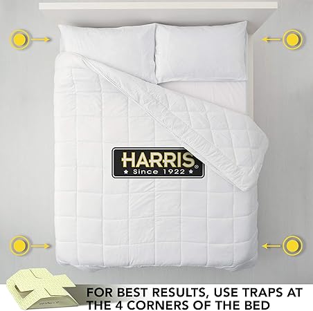Harris Bed Bug Early Detection Glue Traps (4Pack)