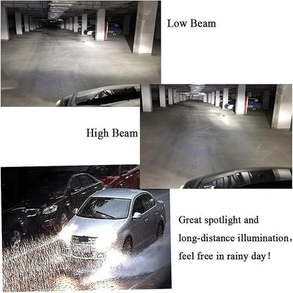 Square LED Headlight Lamp Conversion XR250 XR400 XR650 Compatible With Suzuki DRZ, Replace H4651H4652H4656H4666H6545LED 4 * 6