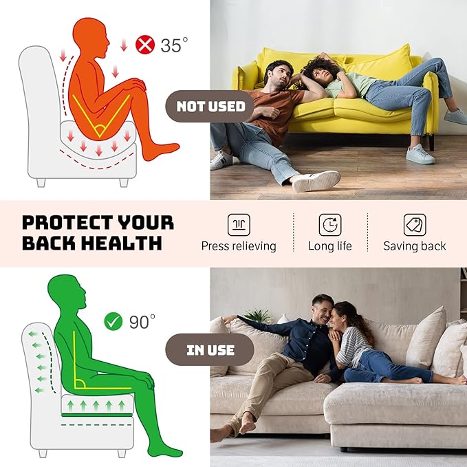 JinBao Wider Couch Cushion Support for Sagging, Heavy Duty Solid Wood Sofa Cushion Support 23OoC- (21-81)OoCCouch Supporter Under The CushionsSofa Bed Board 100 Saver Sagging