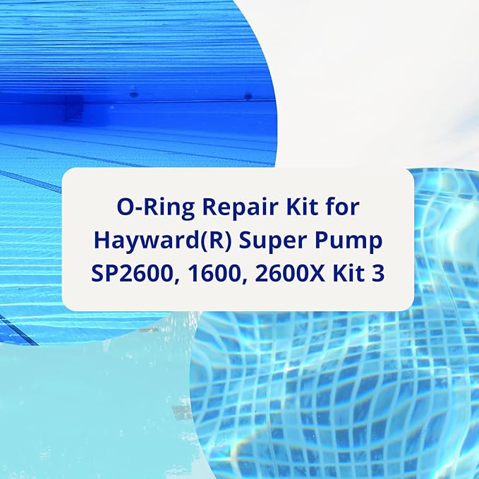 Southeastern Pool Pump Gasket Seal O-Ring Repair Kit for Hayward Super Pump SP2600, 1600, 2600X Kit 3 - Hayward Pool Pump Accessories - Pool Pump Maintenance Kit