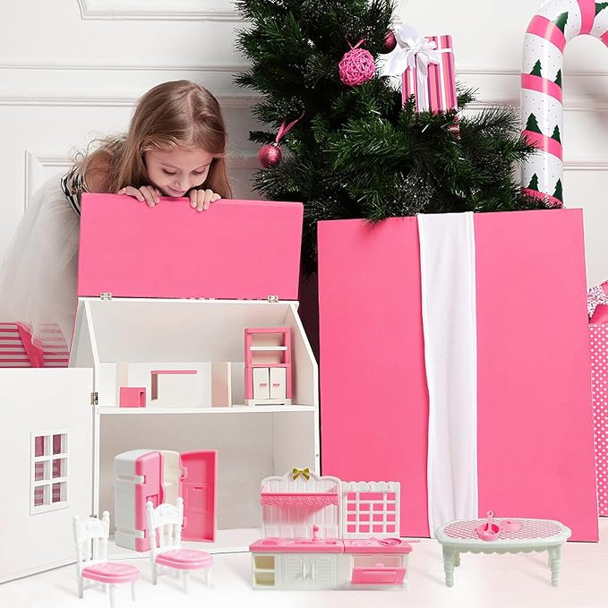 10 Pieces Mini Kitchen Set Dollhouse Kitchen Miniature Kitchen Set Doll Mini Kitchen for Kids Doll House Furniture and Accessories Set Mini Dollhouse Furniture 1 12 Scale