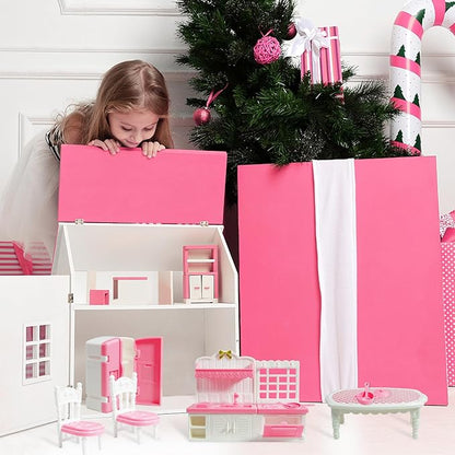 10 Pieces Mini Kitchen Set Dollhouse Kitchen Miniature Kitchen Set Doll Mini Kitchen for Kids Doll House Furniture and Accessories Set Mini Dollhouse Furniture 1 12 Scale