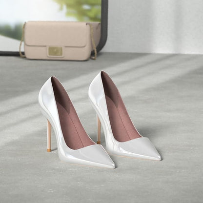 Elisabet Tang High Heels, Womens Pointed Toe Slip on Stilettos Party Wedding Pumps Basic Shoes