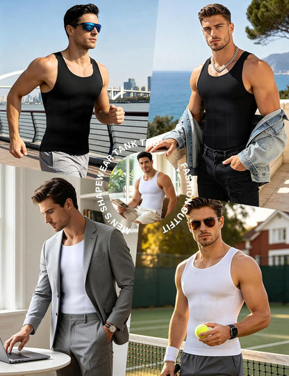 Arjen Kroos Compression Shirts for Men Body Shaper Slimming Ta