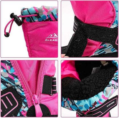 ALEADER Kid's Outdoor Snow Boots Insulated Boys Girls Waterproof Winter Boots (Little Kid/Big Kid)