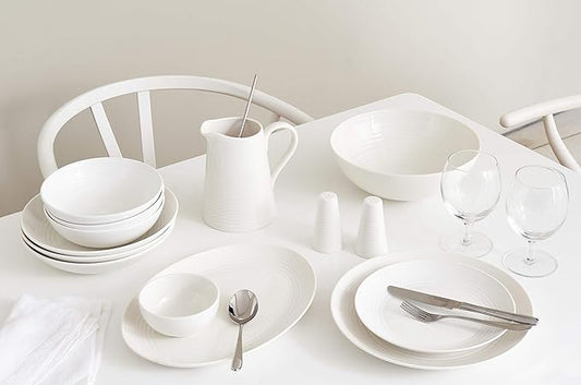 Royal Doulton Exclusively for Gordon Ramsay Maze White Dinner Plate, 11"