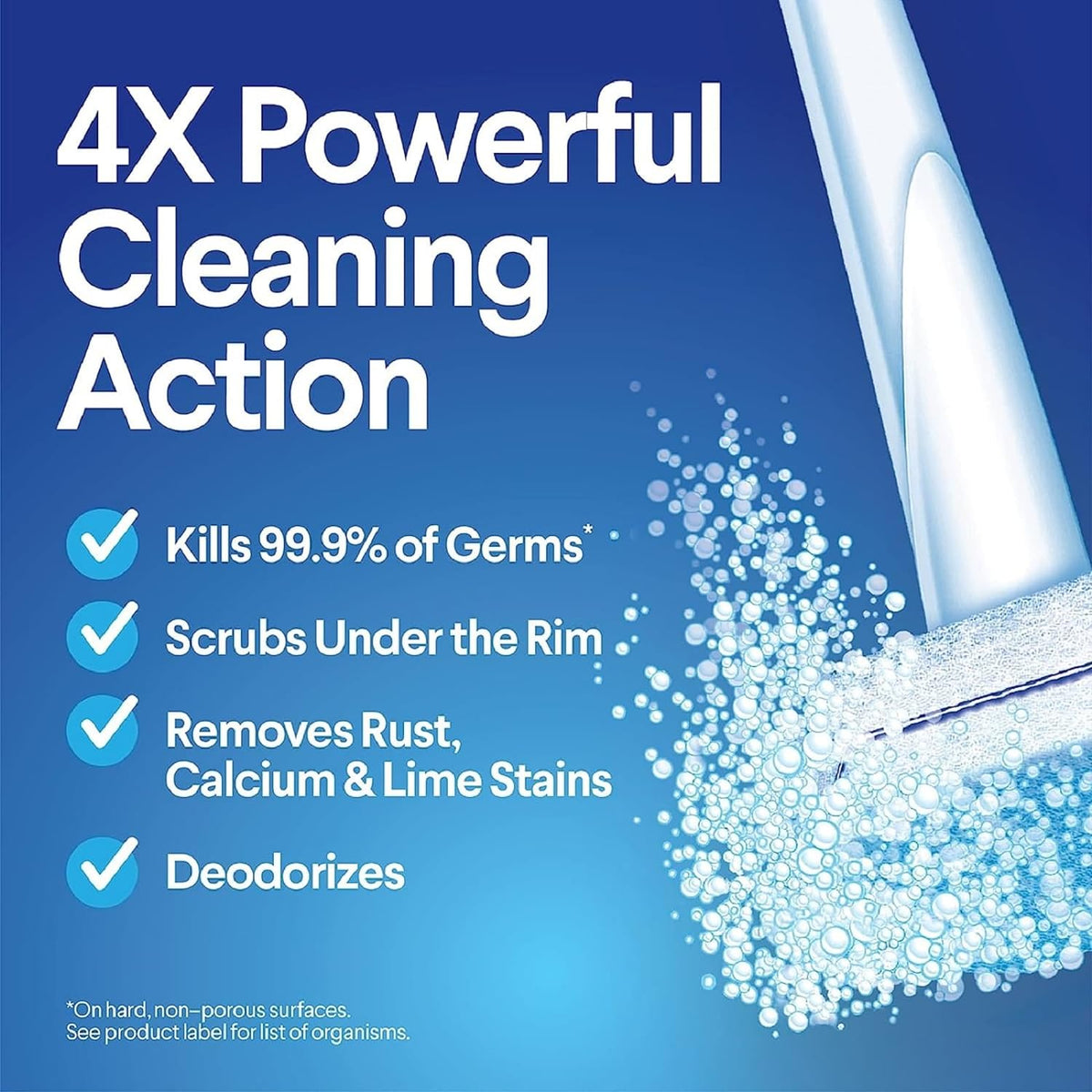 Clorox ToiletWand Toilet Cleaning Refills, Spring Cleaning Essential, Disinfecting Scrubbing Pads, Rainforest Rush, 10 Count
