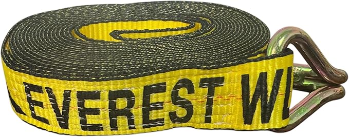 Everest C12271 2" x27' Essential Ratchet Tie Down/10000LBS Break Strength/DJ Hook/Single PK