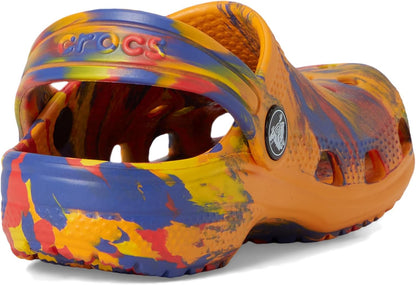 Crocs Unisex-Child Classic Watercolor Marbled Clog