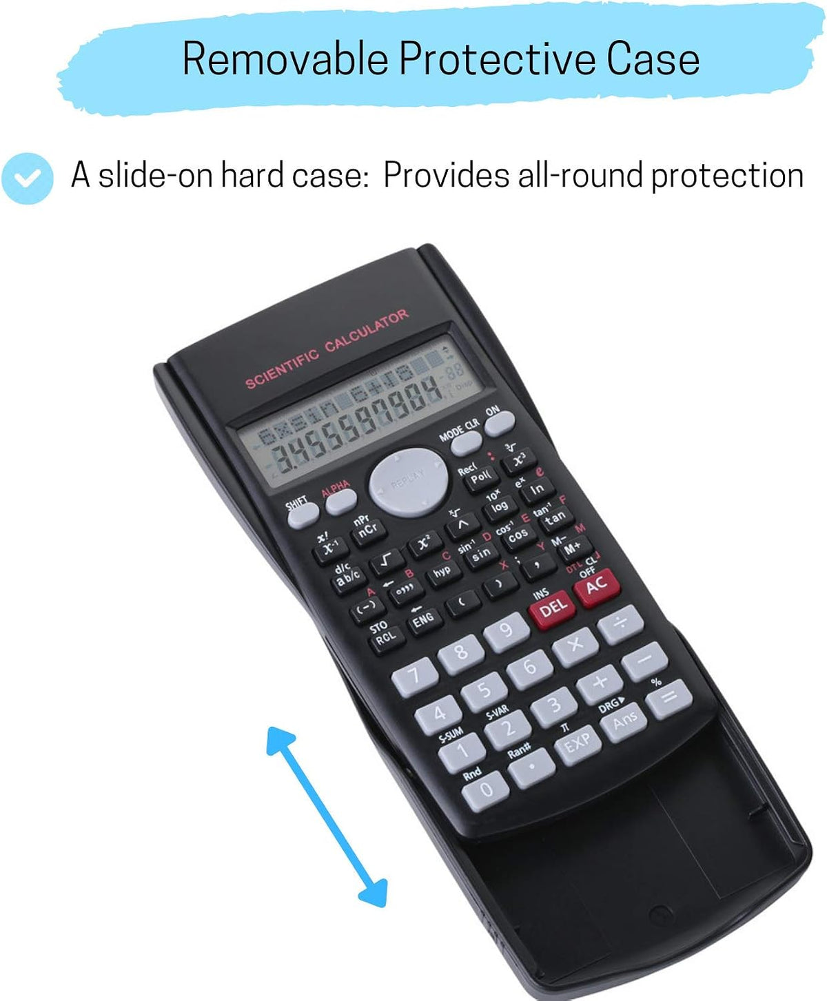 Scientific 2 Line Calculator - Fraction & College Math Calculator for Students & Engineers